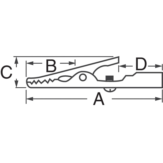 BU-60X Mueller Electric Co  Test Clips - Alligator, Crocodile, Heavy Duty